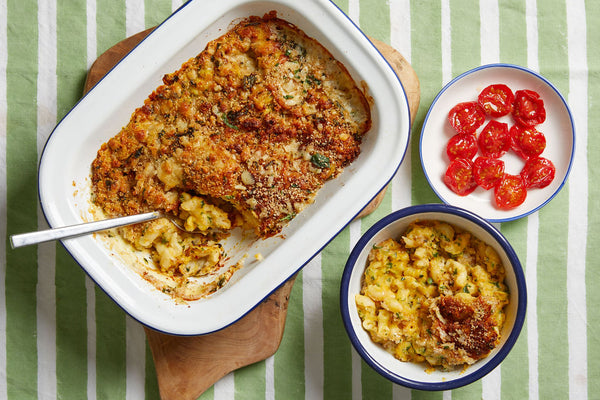 Squash Mac & Cheese: Serves 2