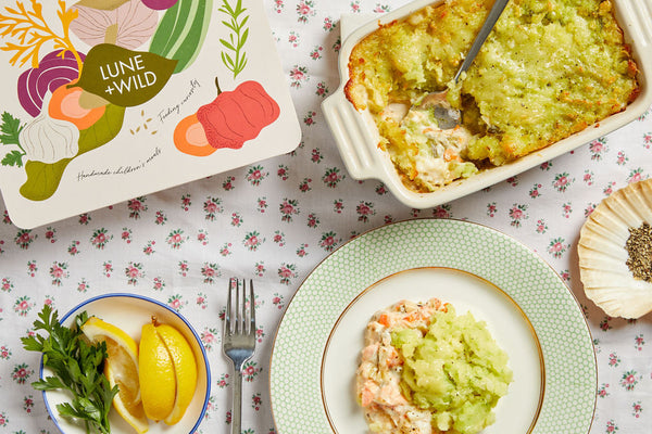 Classic Fish Pie + Cheesy Mash: Serves 2