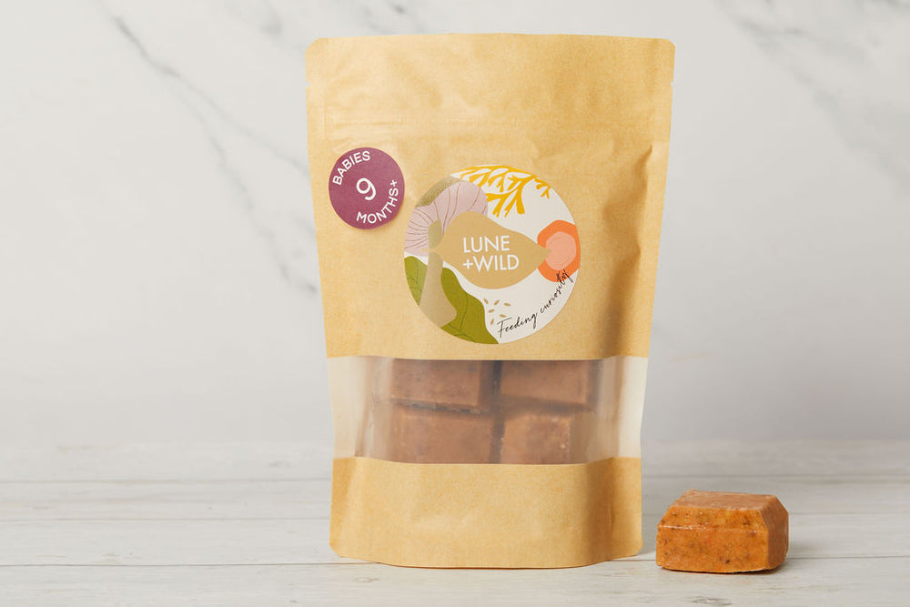 organic baby food, handmade by chefs, recipe developed with paediatric dietitian. nutritionally optimised.  Handmade by chefs in small batches. Baby weaning, texture for 9 months +