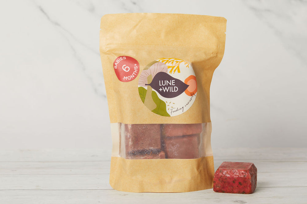 organic baby food, beetroot dal, made by chef and  paediatric dietitian  